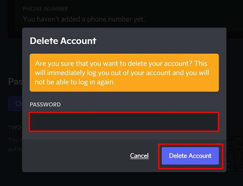Cách xóa vĩnh viễn tài khoản Discord