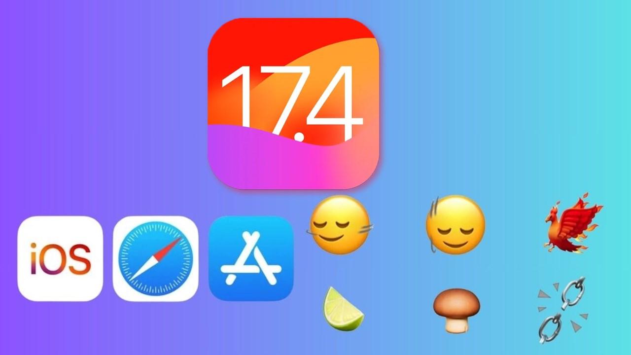 Màn hình cập nhật iOS 17.4