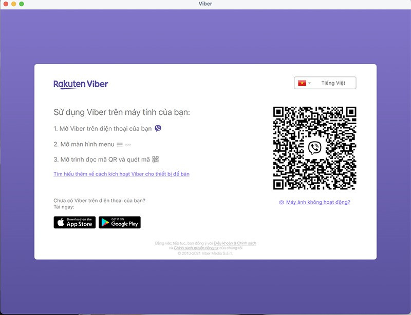 Tải Viber cho Mac: Nhắn tin, Gọi điện Miễn Phí, Chất Lượng HD