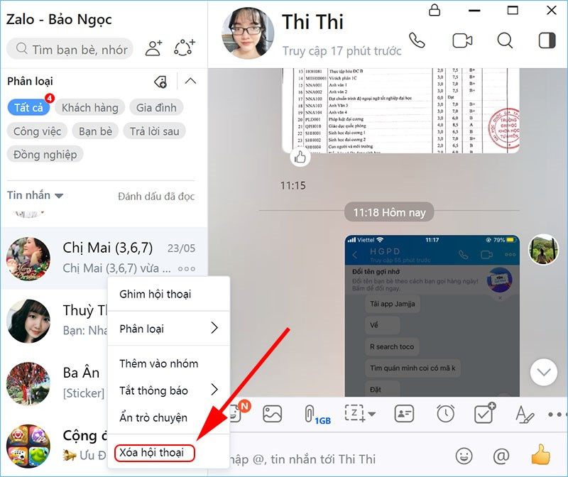 Hướng Dẫn Xóa và Thu Hồi Tin Nhắn Zalo Trên Điện Thoại và Máy Tính