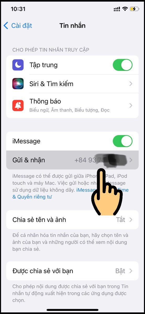 Hướng Dẫn Thêm Số Điện Thoại Vào iMessage Trên iPhone Dễ Dàng