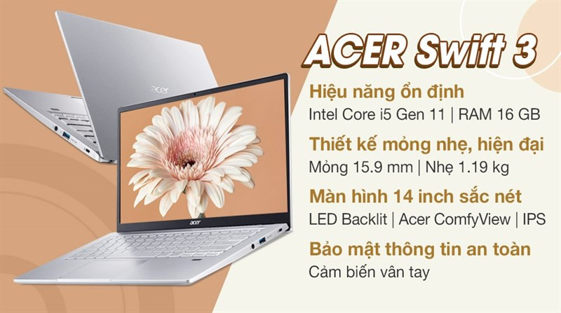 Acer Swift 3 SF314 RAM khủng