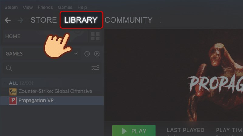 alt text: Thư viện game Steam