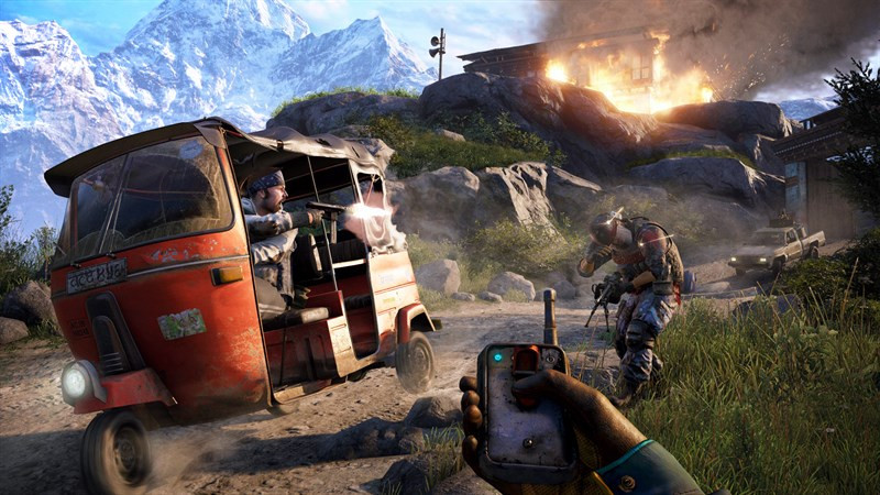 Cảnh chiến đấu trong Far Cry 4