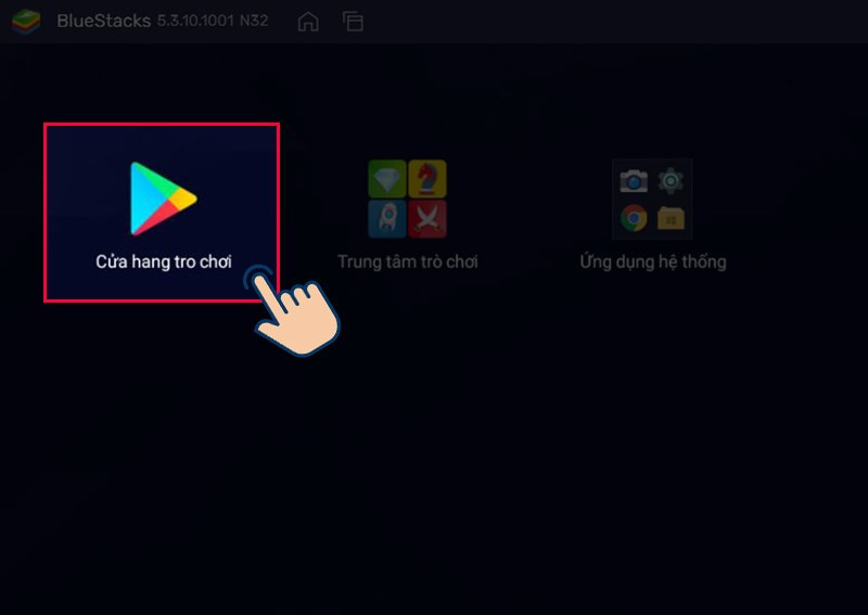 Cửa hàng Google Play trong Bluestacks