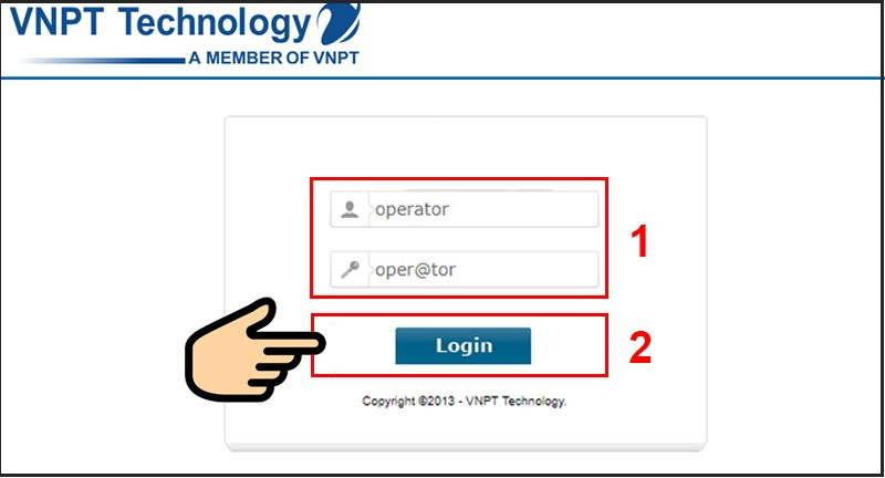 Đăng nhập Modem VNPT