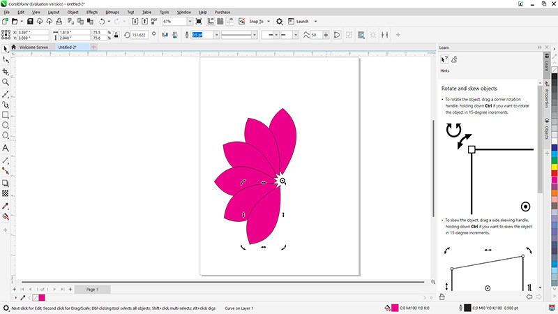 Vẽ Hoa Sen bằng CorelDraw: 4 Cách Đơn Giản và Ấn Tượng