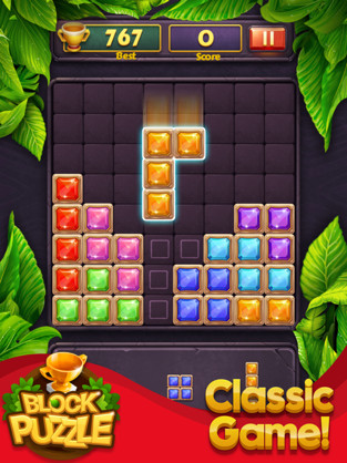 Giao diện game Block Puzzle Jewel Legend