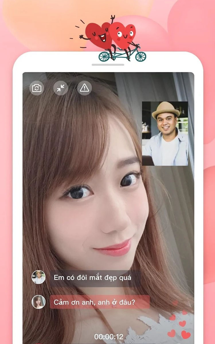 Gọi video call trên Lamour