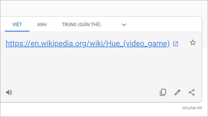 Google Dịch tự động dịch link trang web