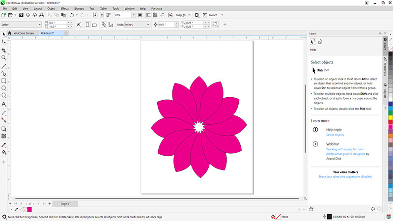 Vẽ Hoa Sen bằng CorelDraw: 4 Cách Đơn Giản và Ấn Tượng