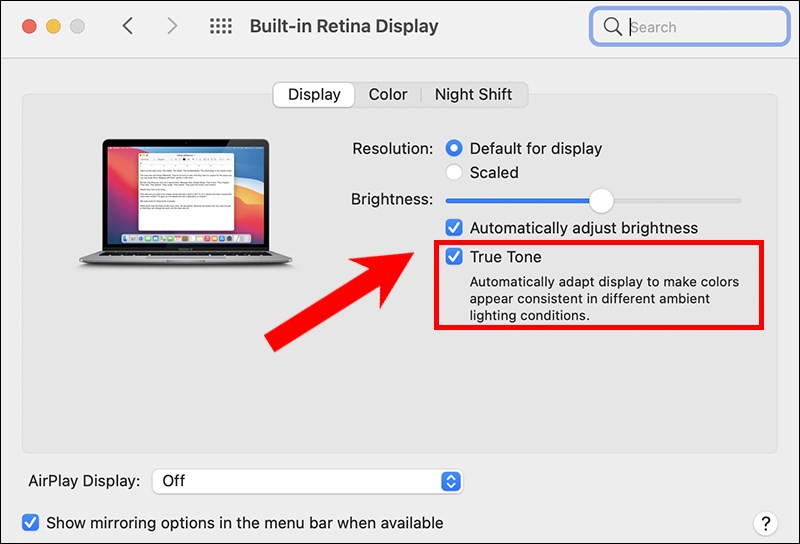 True Tone trên iPhone/iPad/Macbook là gì? Có nên bật không?