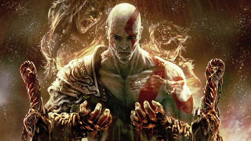 Kratos rừng rực lửa hận thù