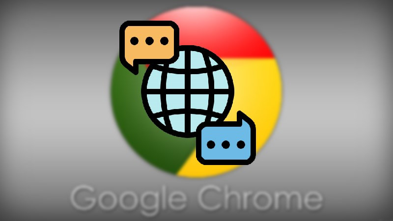 Mô tả giao diện cài đặt ngôn ngữ trên Chrome