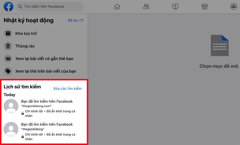 Hướng Dẫn Xem Lịch Sử Tìm Kiếm Trên Facebook Nhanh Chóng Và Đơn Giản