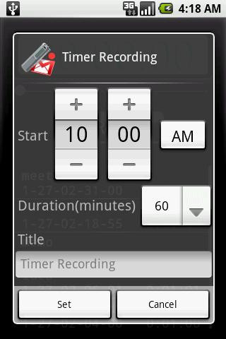 Screenshots Voice Recorder - Ứng dụng ghi âm trên thiết bị di động