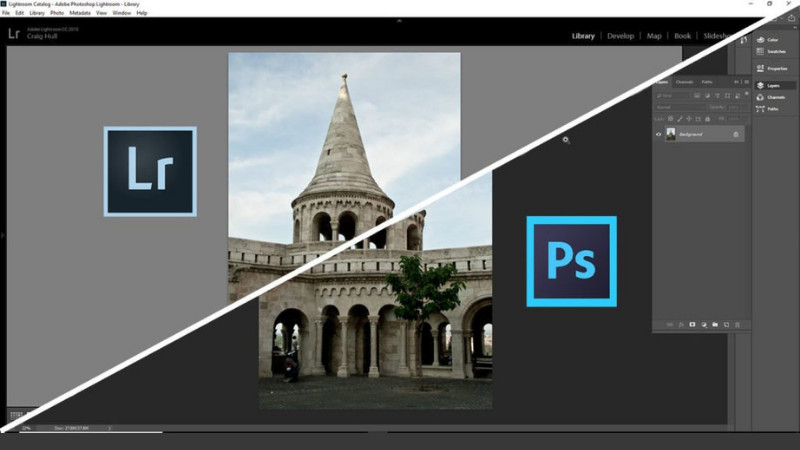 Sự kh&aacute;c biệt giữa Photoshop v&agrave; Lightroom 