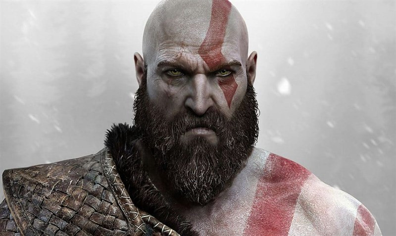 Tạo hình ấn tượng của Kratos trong God of War (2018)