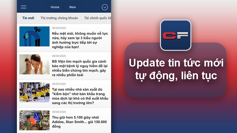 Tin tức cập nhật liên tục