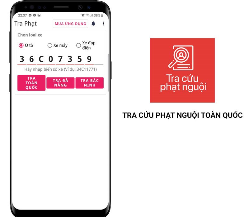 Tra cứu phạt nguội toàn quốc