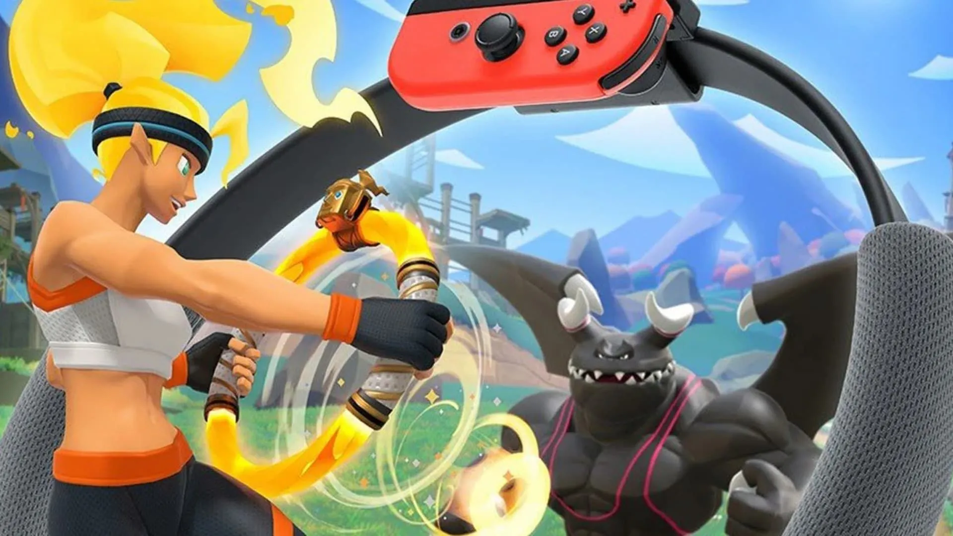 Ảnh bìa trò chơi Ring Fit Adventure - tựa game vận động sẽ tương thích với Nintendo Switch 2