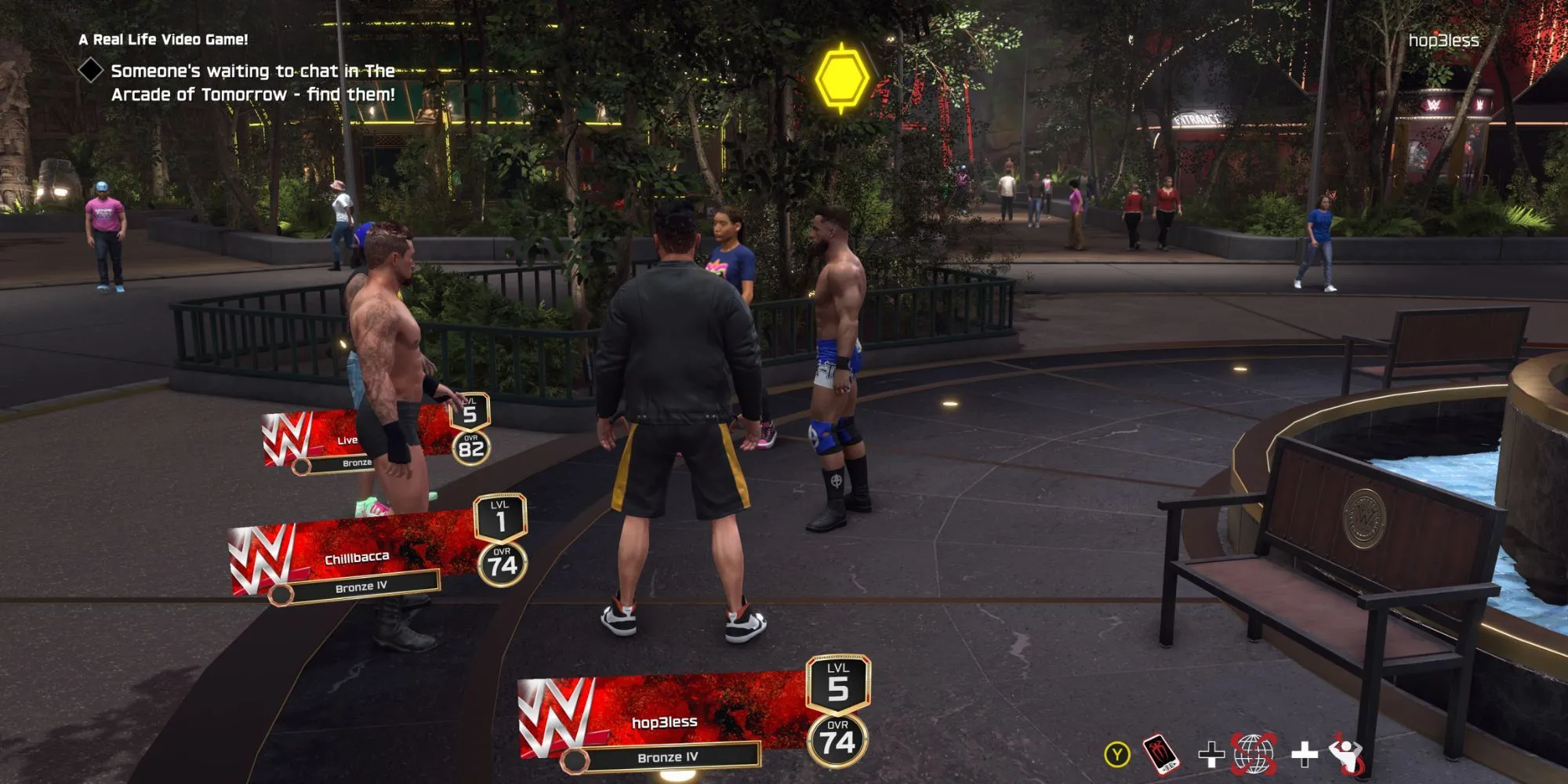 Austin Theory xuất hiện trong chế độ The Island của game WWE 2K25