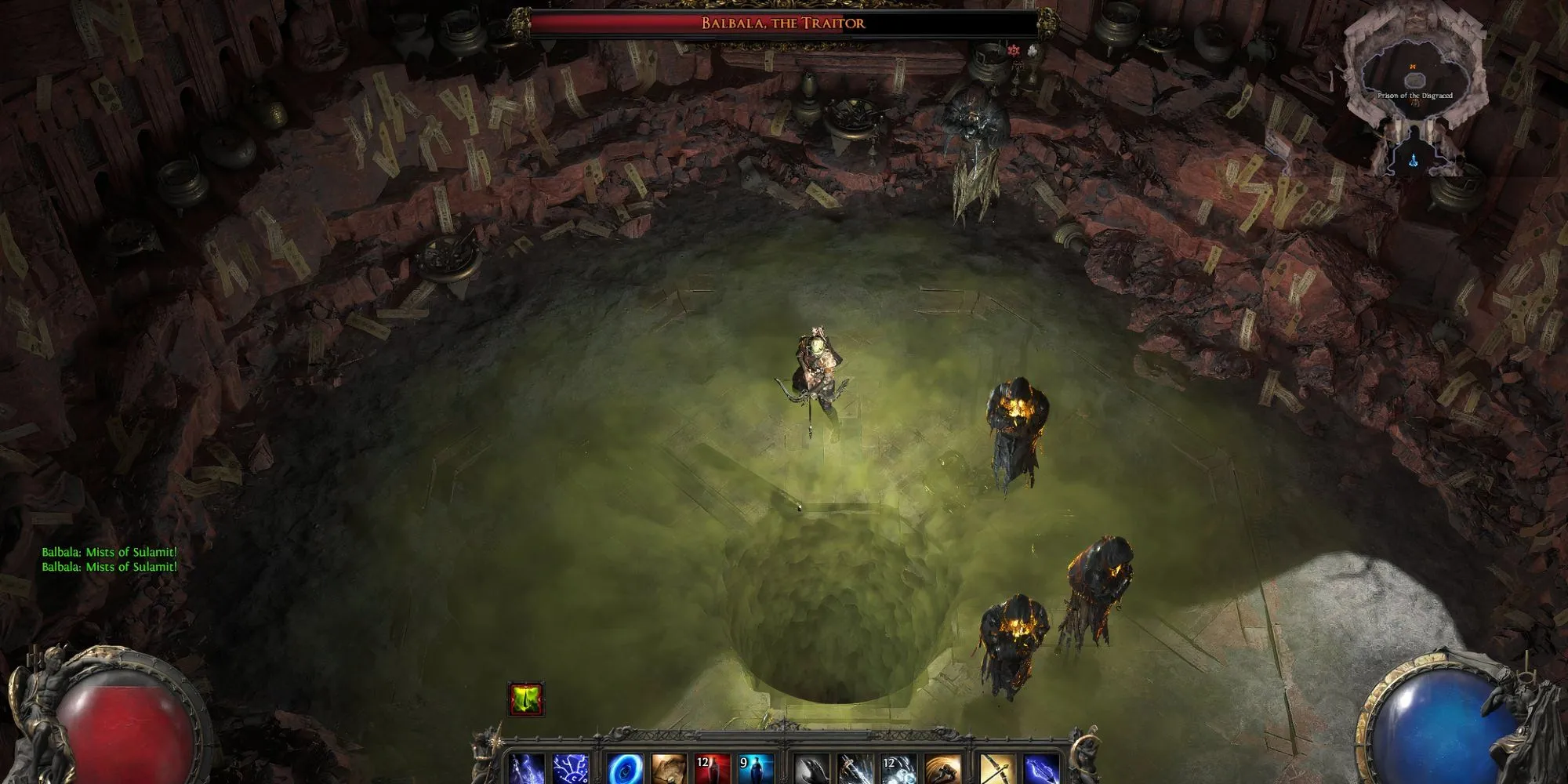 Balbala, Kẻ Phản Bội, trong một trận chiến tại Path of Exile 2