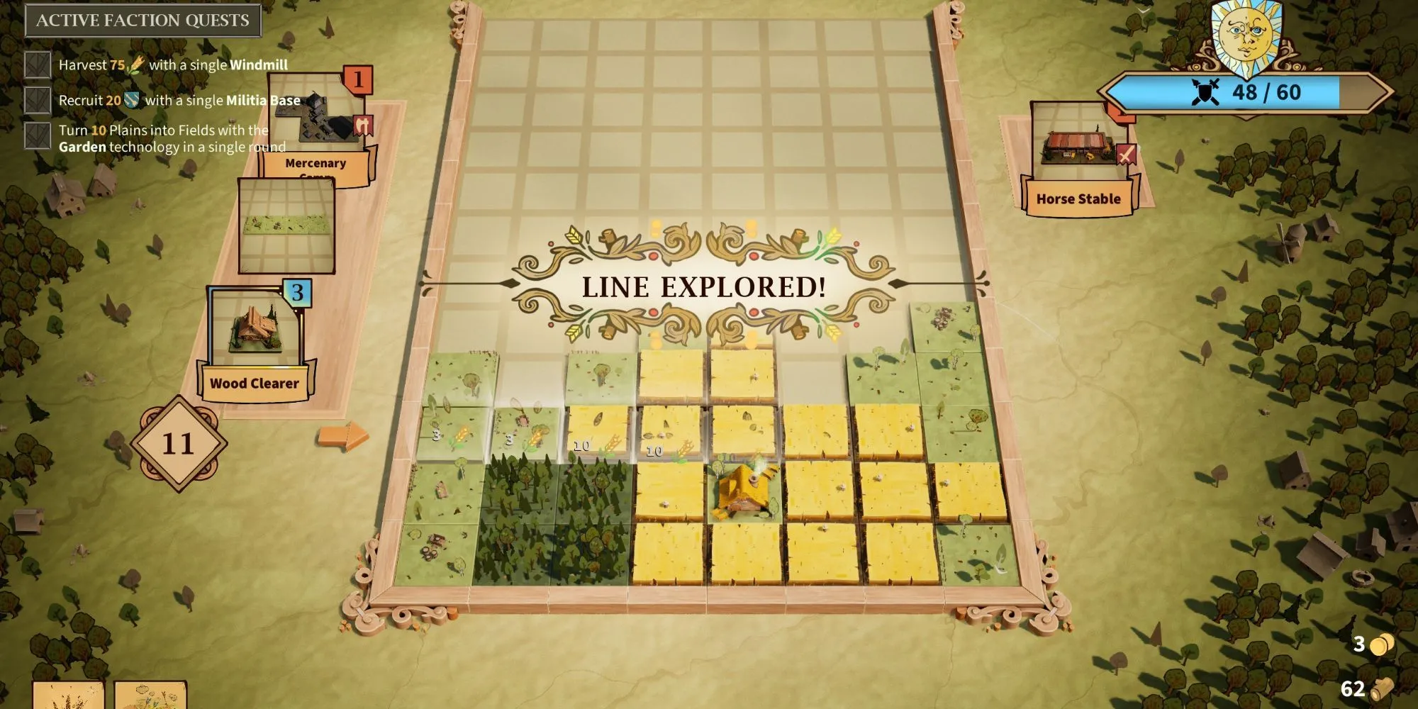 Bản đồ và tiến độ khám phá trong game Drop Duchy
