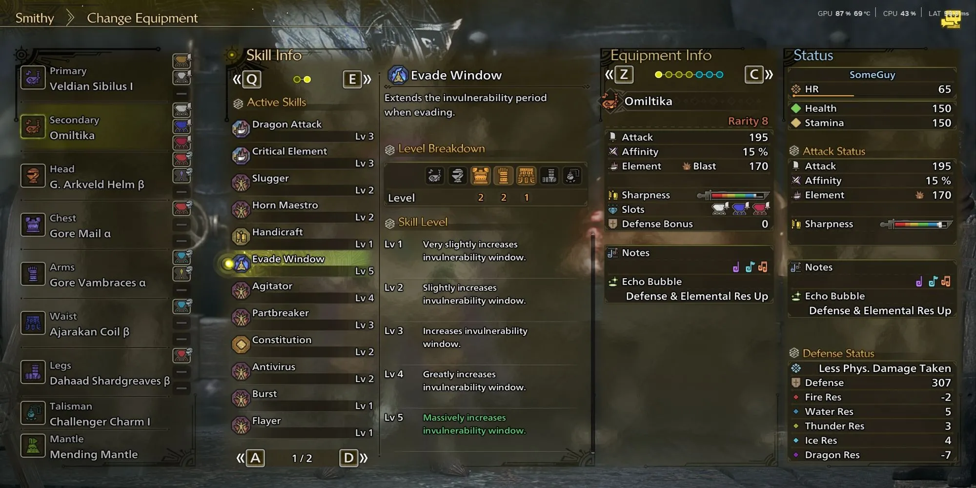 Bộ trang bị Hunting Horn hạng cao trong Monster Hunter Wilds kết hợp các mảnh giáp từ Gore Magala, Ajaraken, Jin Dahaad và Arkveld để tối ưu kỹ năng và khe cắm Decoration