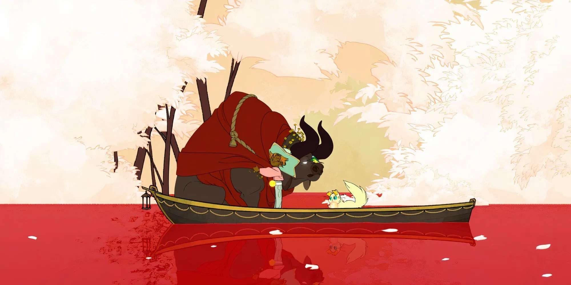 Bruce và Mickey trong Spiritfarer - cặp đôi linh hồn gây rối
