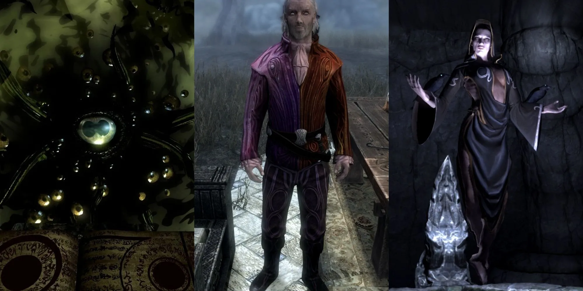 Các Hoàng tử Daedric quyền năng trong Skyrim gồm Hermaeus Mora Sheogorath Nocturnal