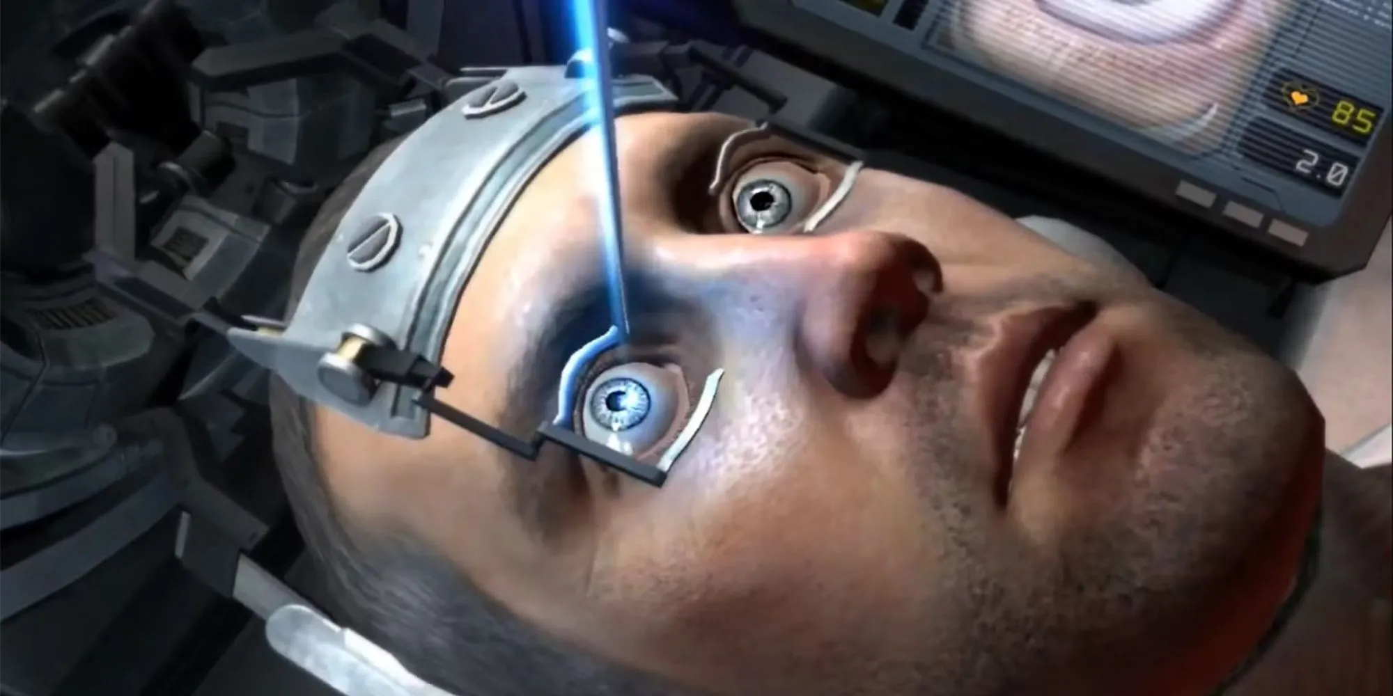 Cận cảnh Isaac Clarke thực hiện phẫu thuật mắt kinh hoàng trong Dead Space 2 với nguy cơ tử vong