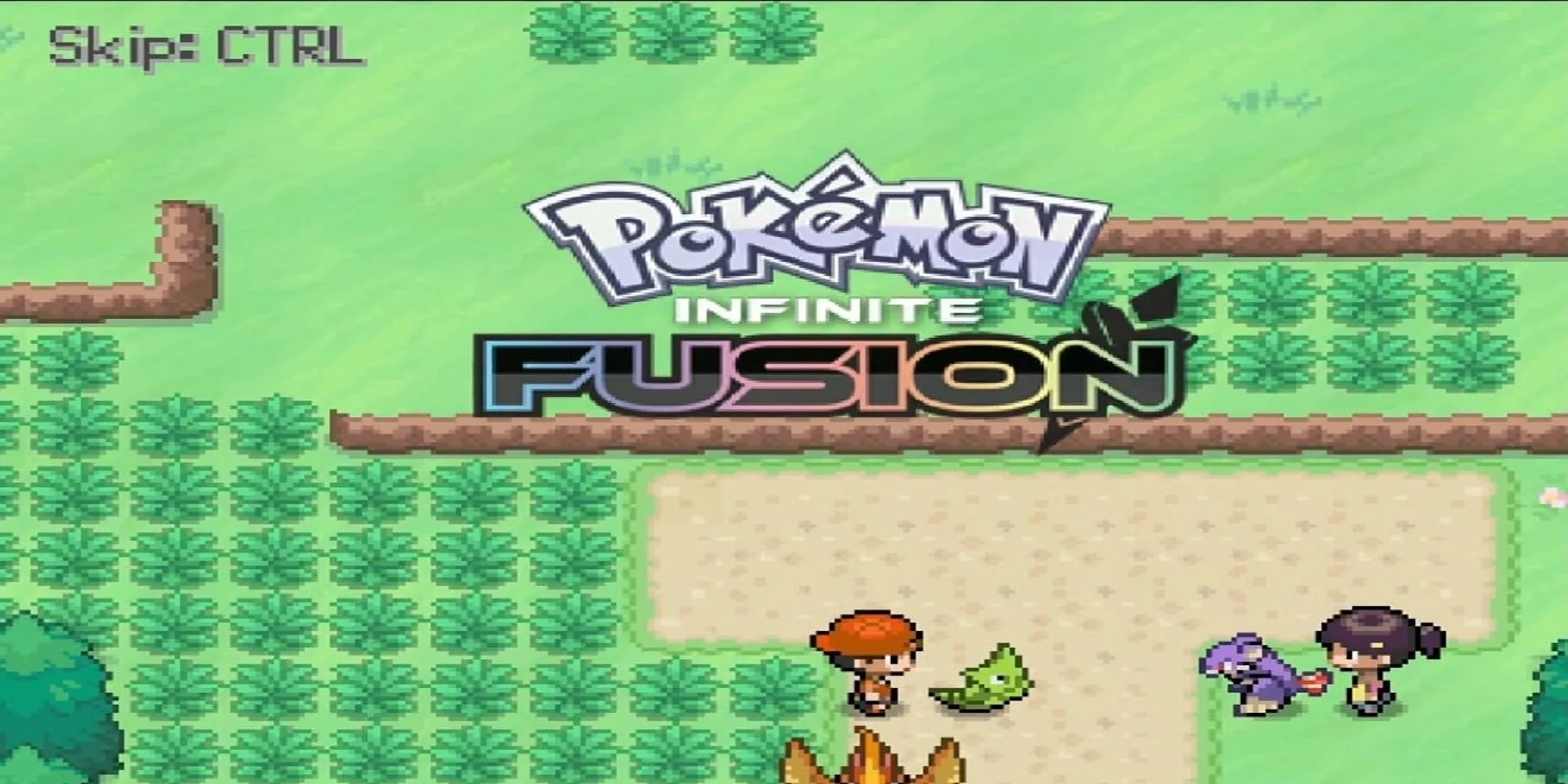 Cảnh mở đầu Pokemon Infinite Fusion sau khi bắt đầu trò chơi tại Thị trấn Pallet