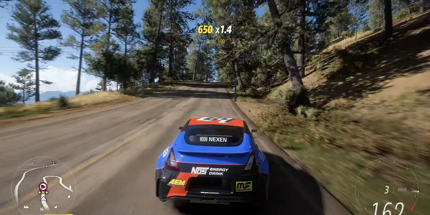 Chiếc Nissan 370Z 2018 Formula Drift đầy phong cách trong Forza Horizon 5 trên Steam Deck
