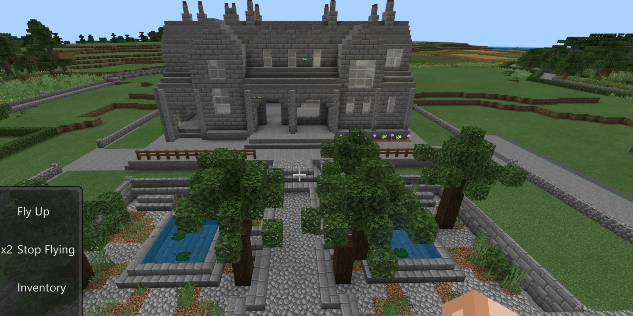 Công trình CumbraeCraft tái hiện đảo Cumbrae bằng các khối vuông đặc trưng của Minecraft