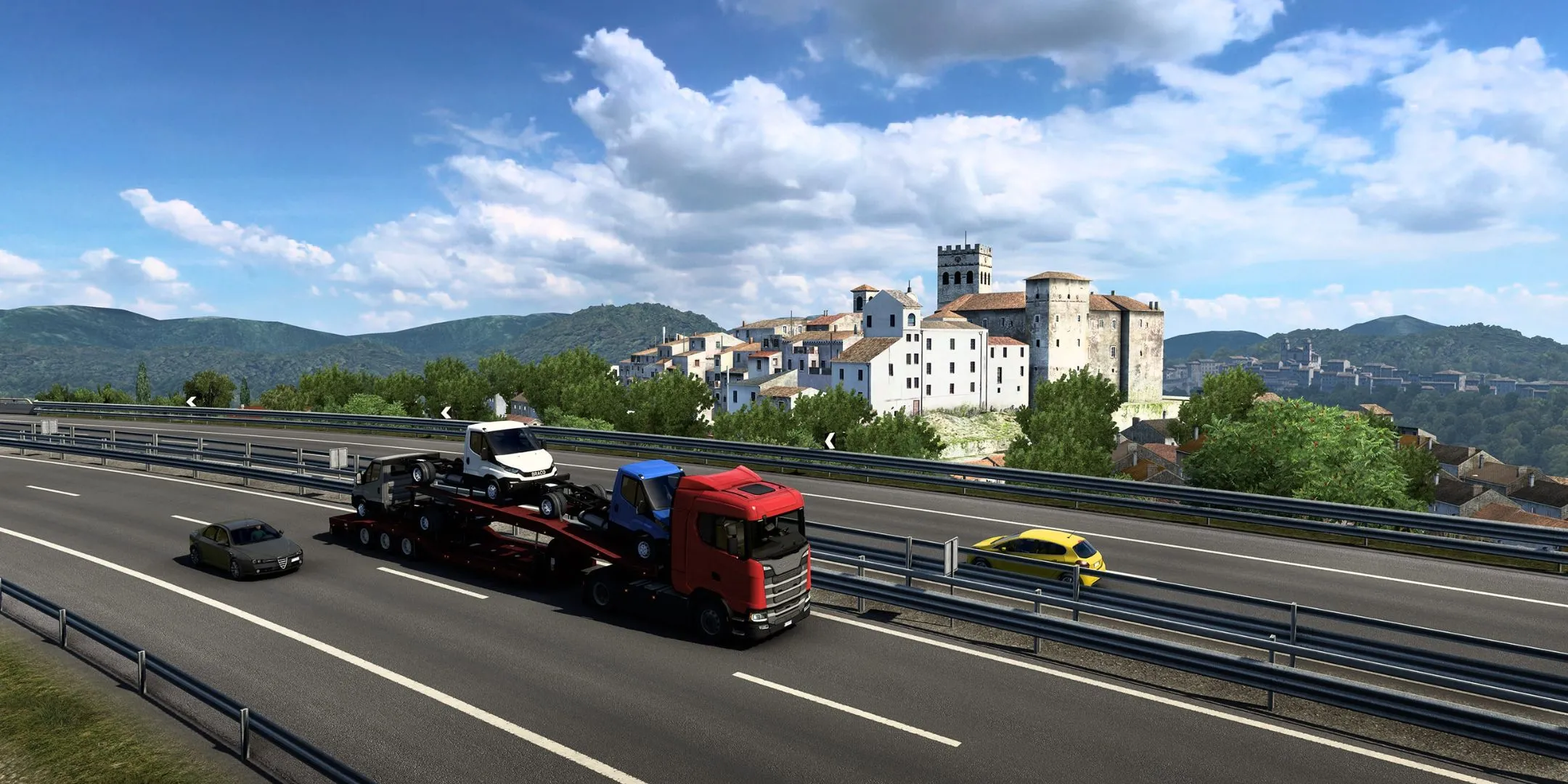 Cung đường nông thôn tuyệt đẹp của Ý trong game mô phỏng lái xe Euro Truck Simulator 2