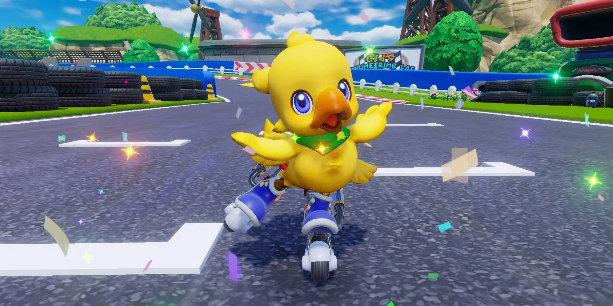 Dàn nhân vật Chocobo đáng yêu trong một cuộc đua gay cấn của Chocobo GP