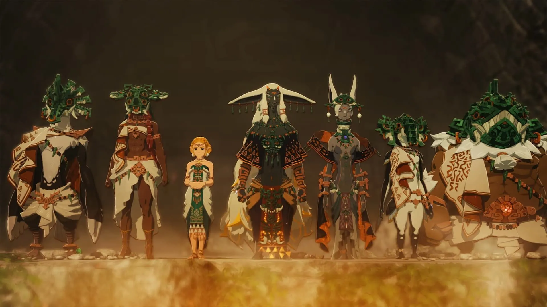 Dàn nhân vật Hyrule Warriors Age of Imprisonment cùng Công chúa Zelda