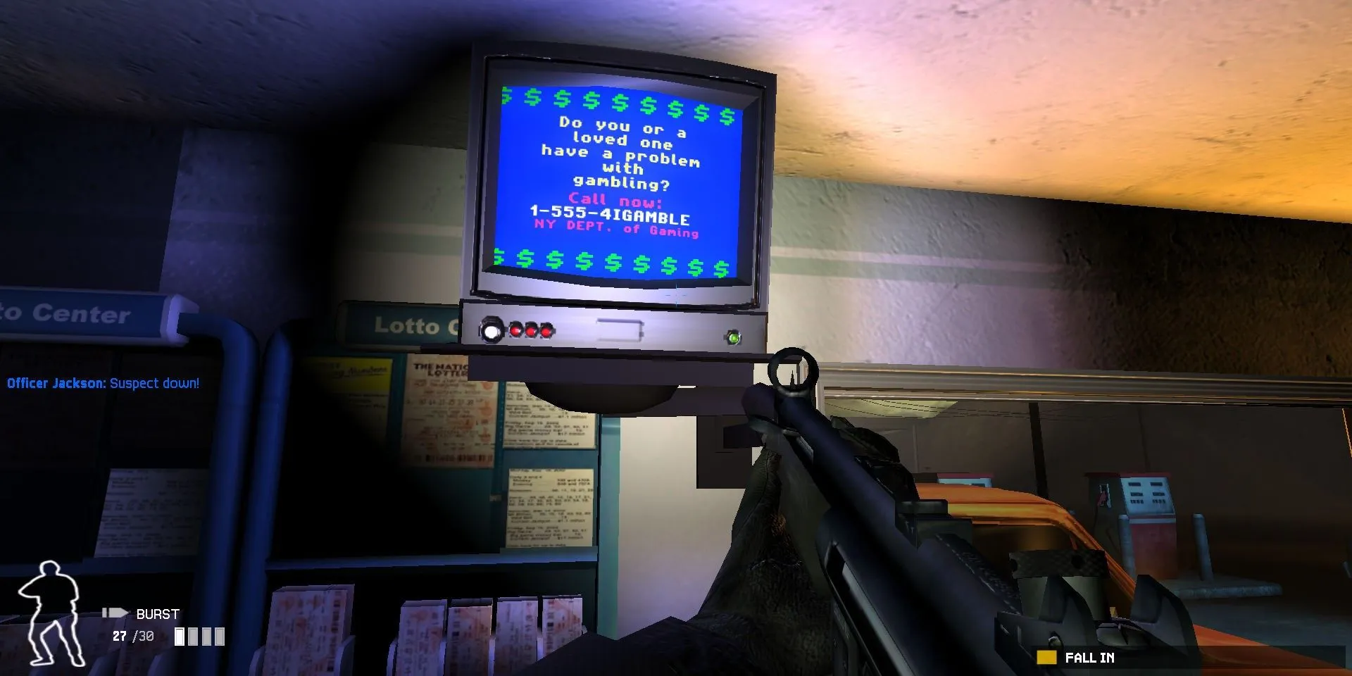 Đội SWAT đang triển khai chiến thuật trong một nhiệm vụ của game SWAT 4