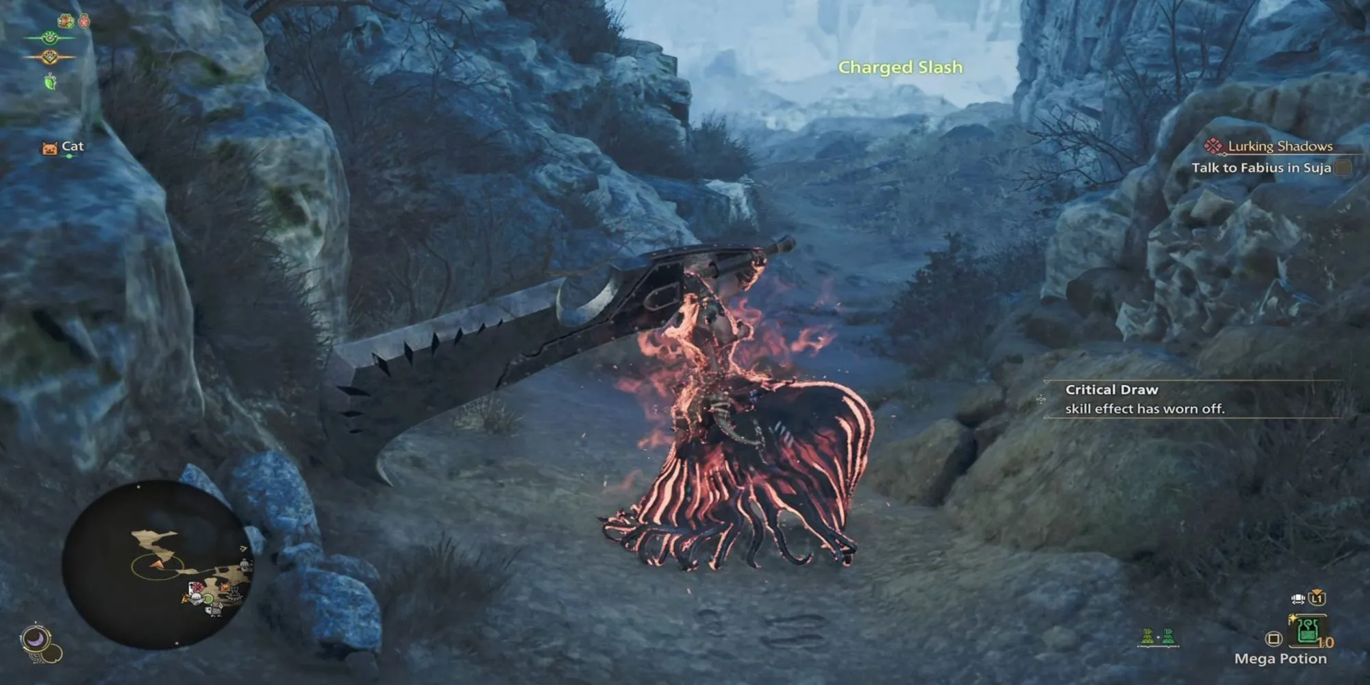 Đòn Charge Slash mạnh mẽ của Greatsword trong Monster Hunter Wilds
