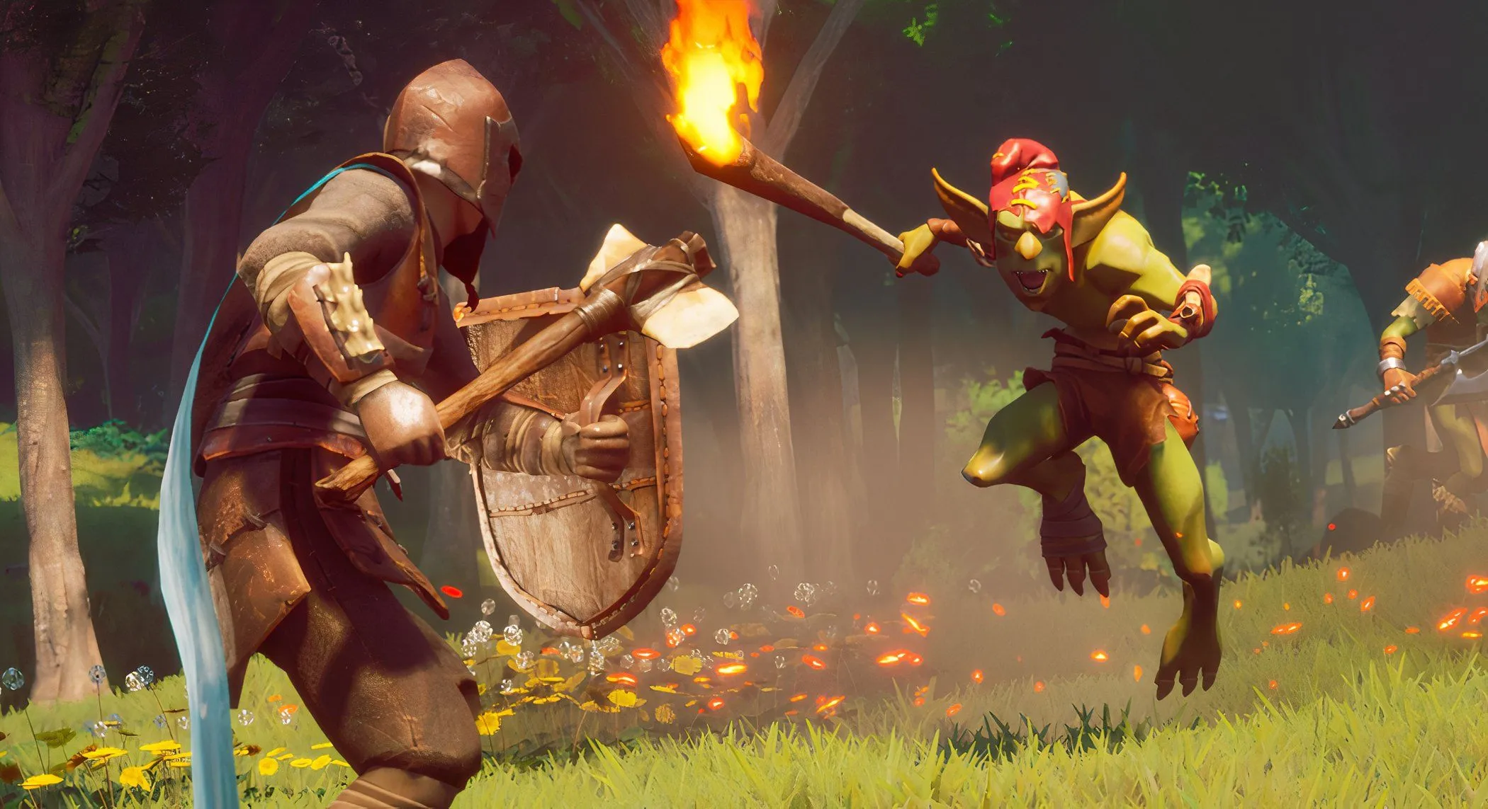 Gameplay RuneScape Dragonwilds với nhân vật khám phá thế giới mở 3D Ashenfall