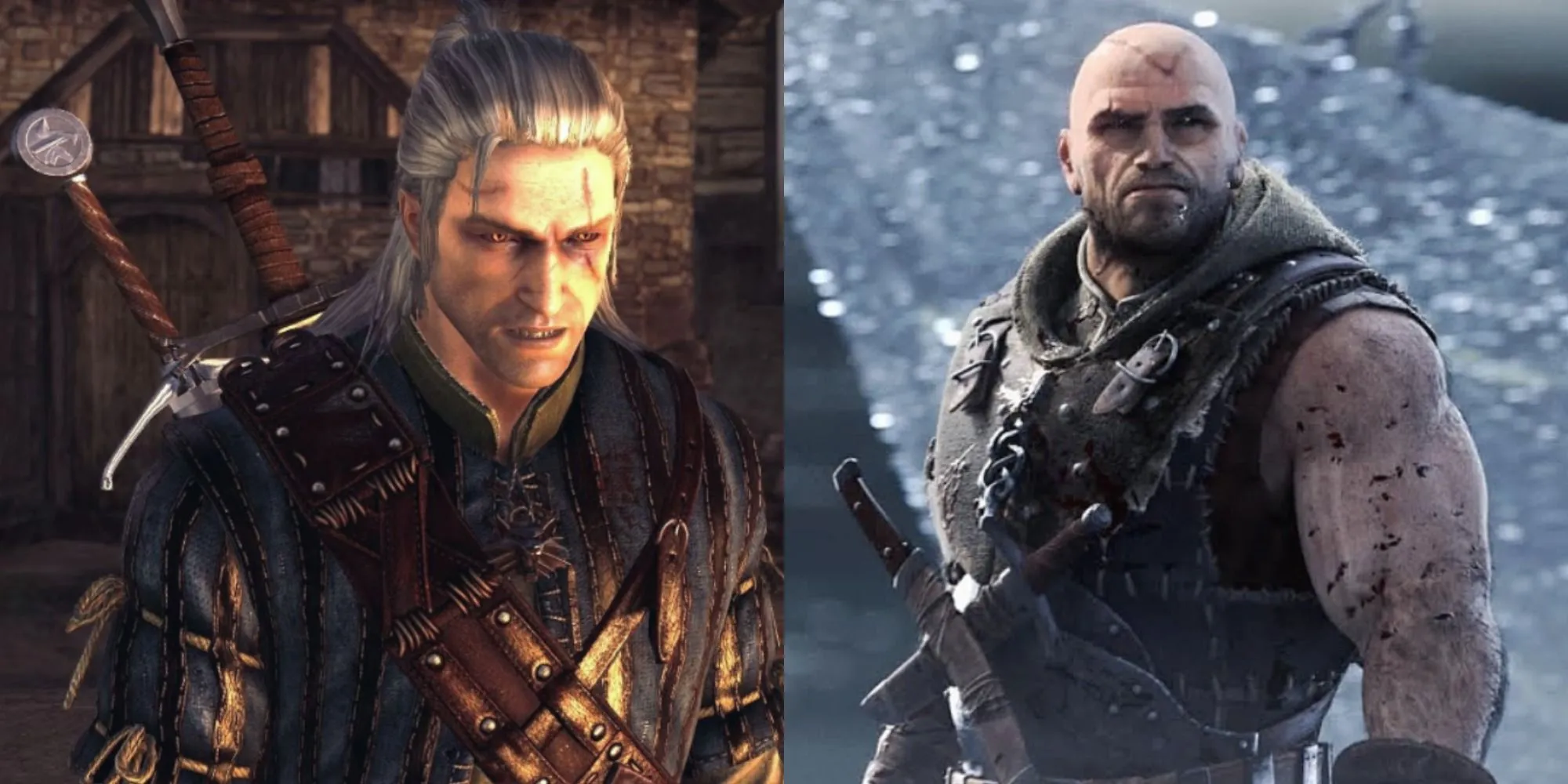 Geralt và Letho trong The Witcher 2 trước lựa chọn sinh tử