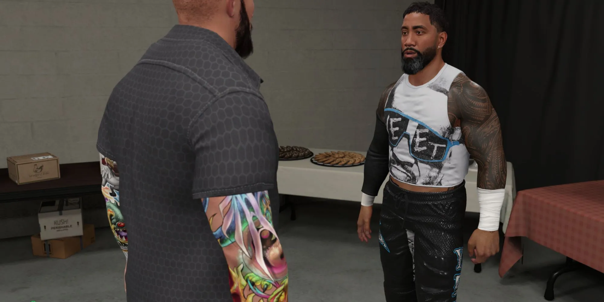 Giao diện chế độ MyRise trong WWE 2K25 nơi người chơi tạo dựng sự nghiệp đô vật