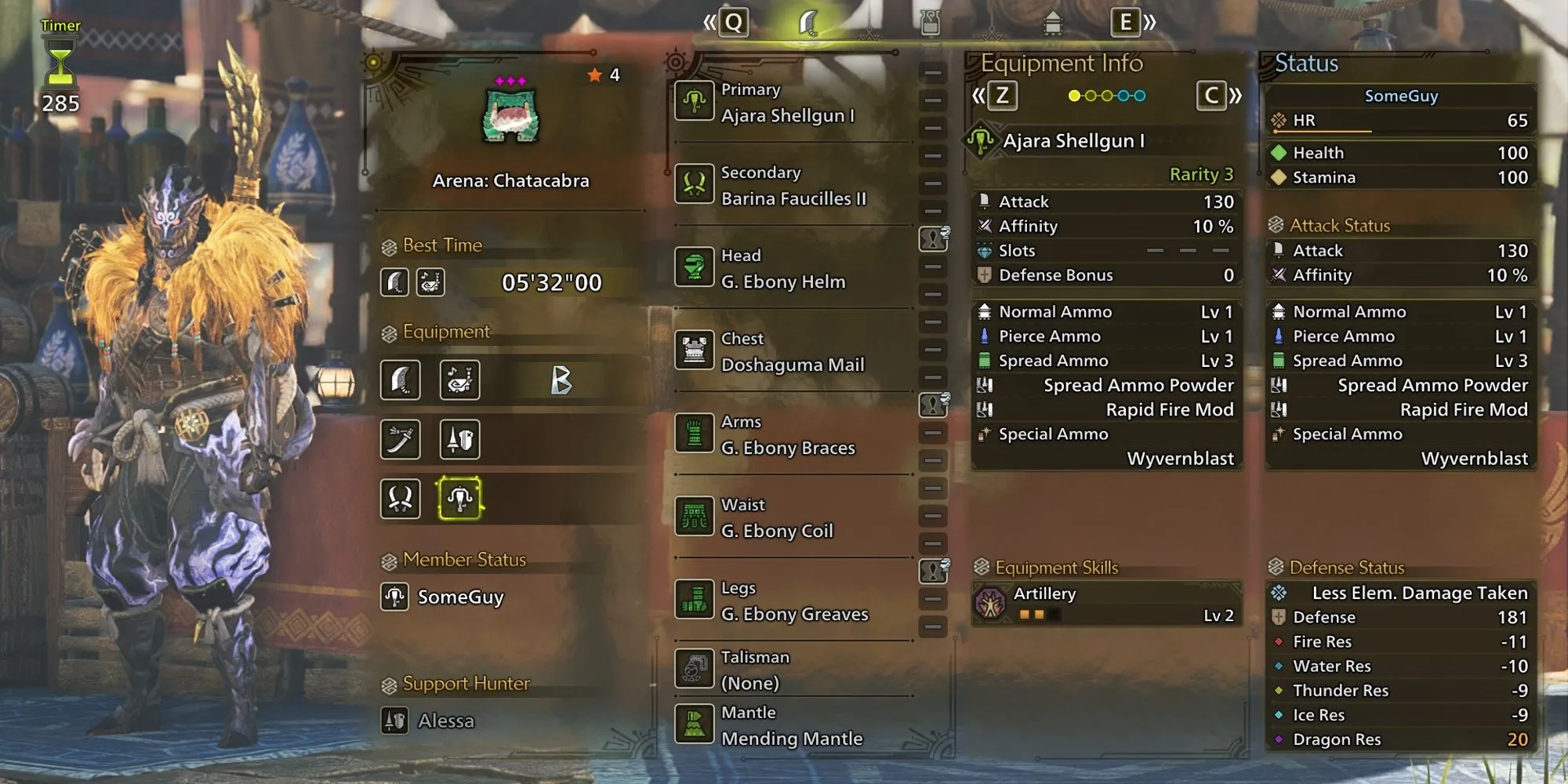 Giao diện lựa chọn Arena Quest trong Monster Hunter Wilds hiển thị các nhiệm vụ có sẵn