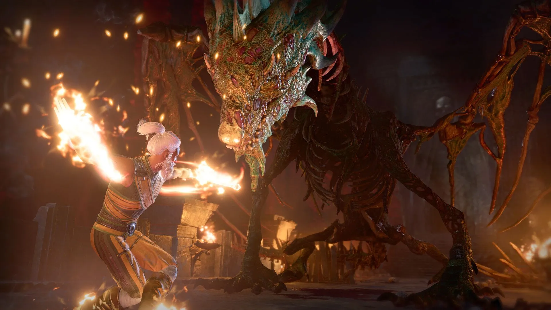Giao diện người chơi Baldur's Gate 3 với nhân vật chính đứng giữa khung cảnh, sẵn sàng cho các tùy chọn làm sạch.