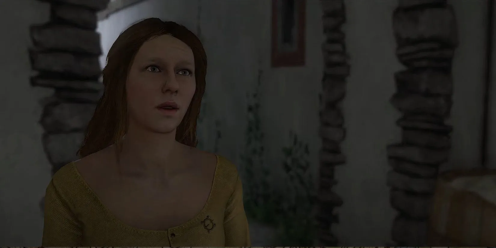 Henry nói chuyện với Betty về nhiệm vụ Ill Repute trong Kingdom Come Deliverance 2