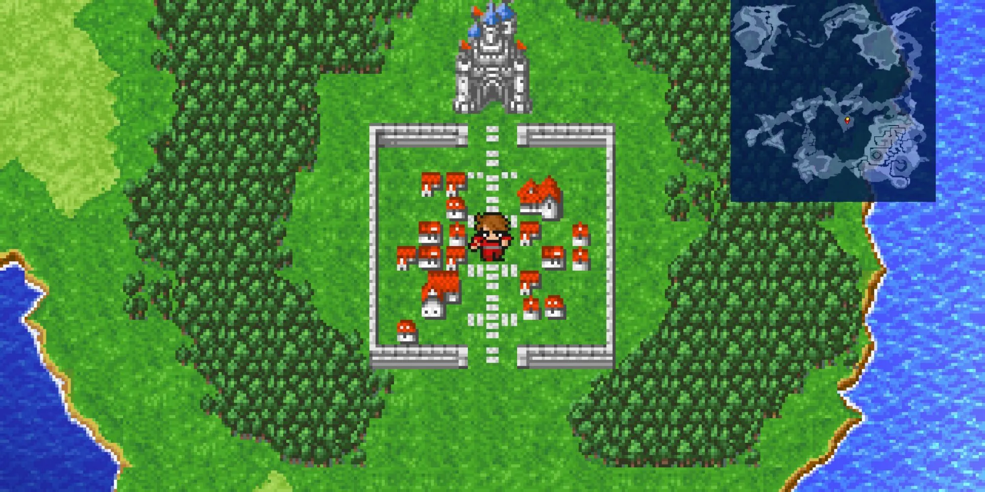 Hình ảnh bìa gốc của tựa game Final Fantasy đầu tiên