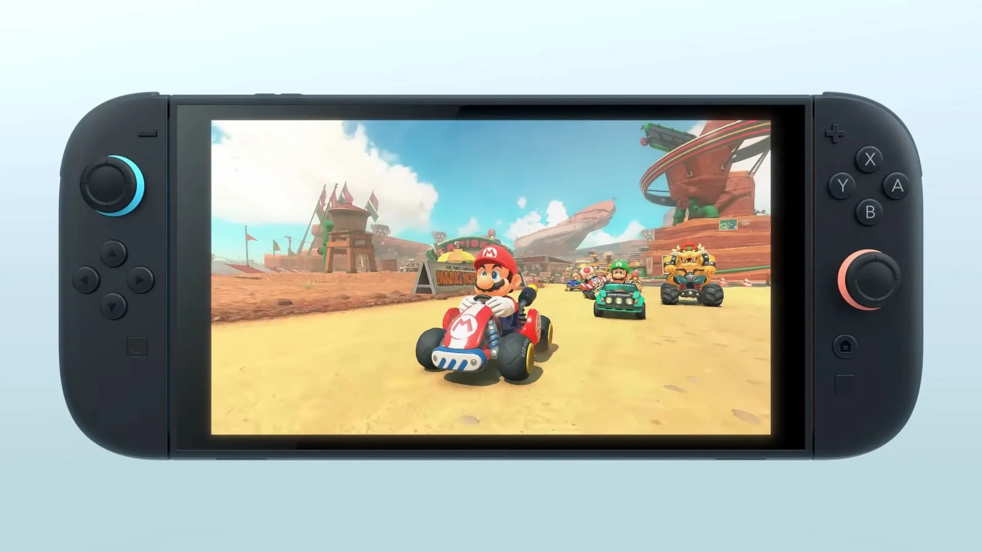 Hình ảnh Mario Kart mới trên Nintendo Switch 2 thể hiện tiềm năng đồ họa