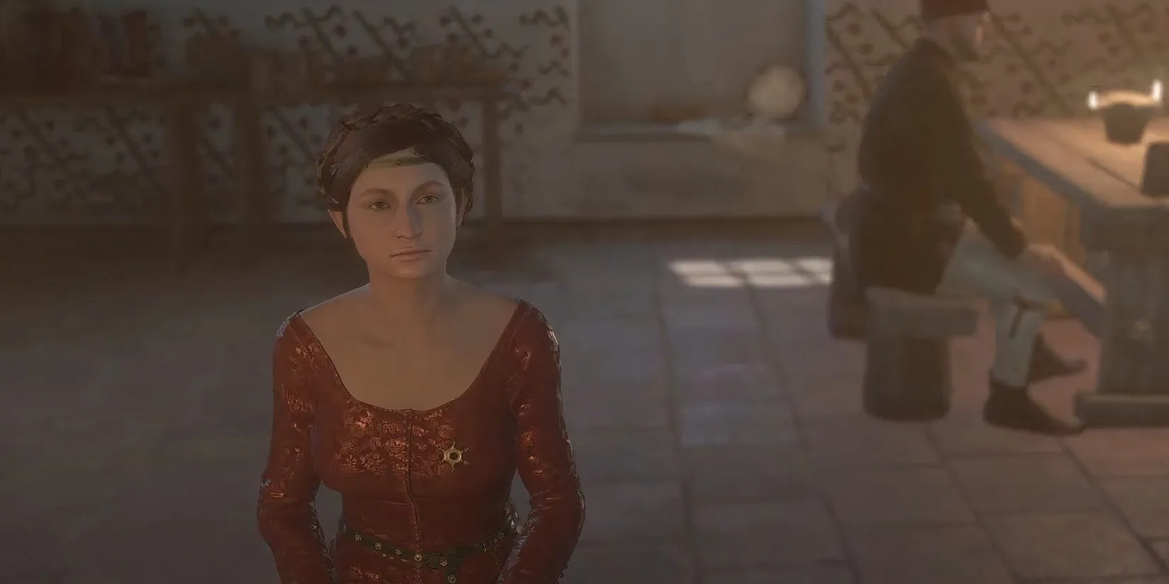 Katcha tại nhà tắm của Adam trong Kingdom Come Deliverance 2