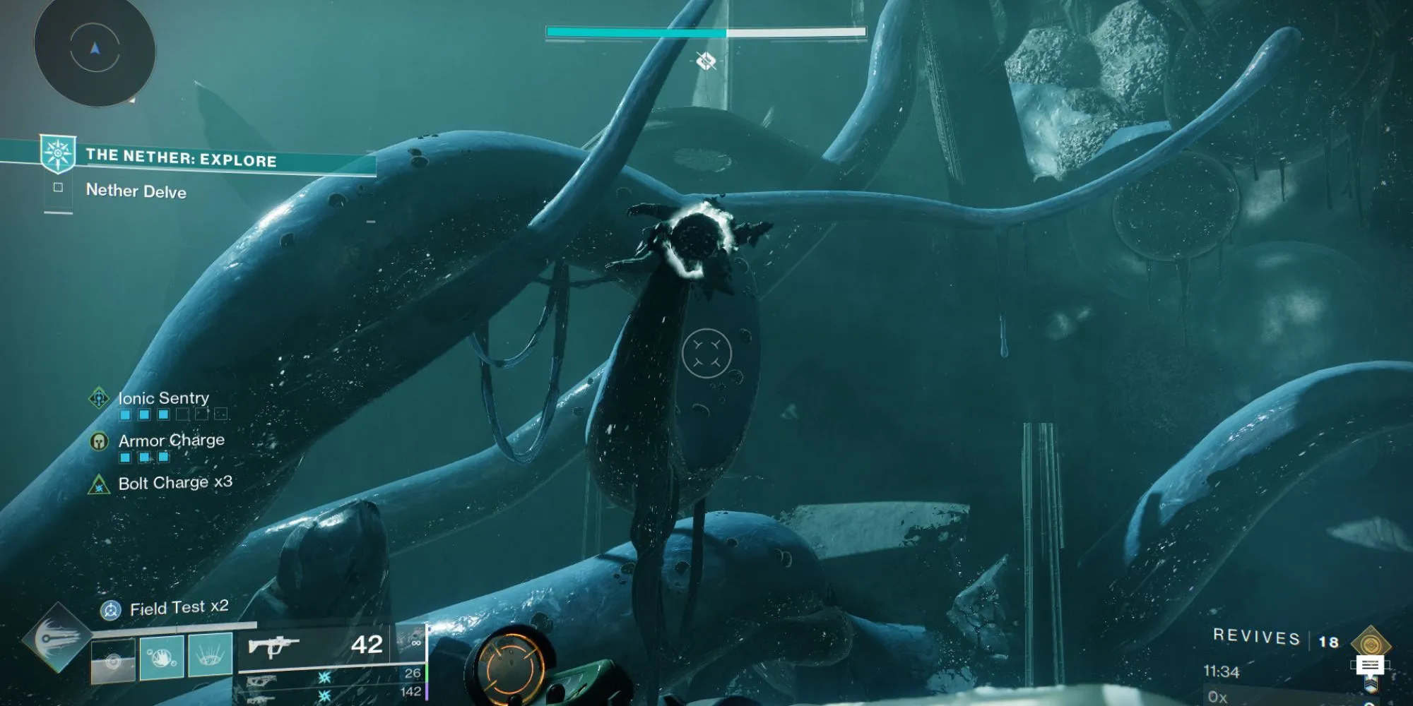 Khu vực Mausoleum trong The Nether Destiny 2 nơi tìm thấy bí mật thứ ba cho catalyst Hatchling